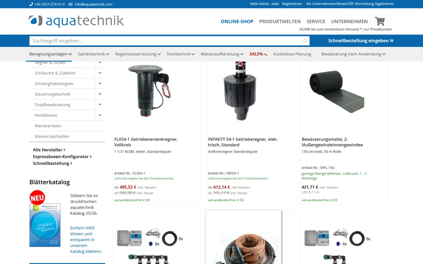 Screenshot der Website von Manotura GmbH & Co. KG