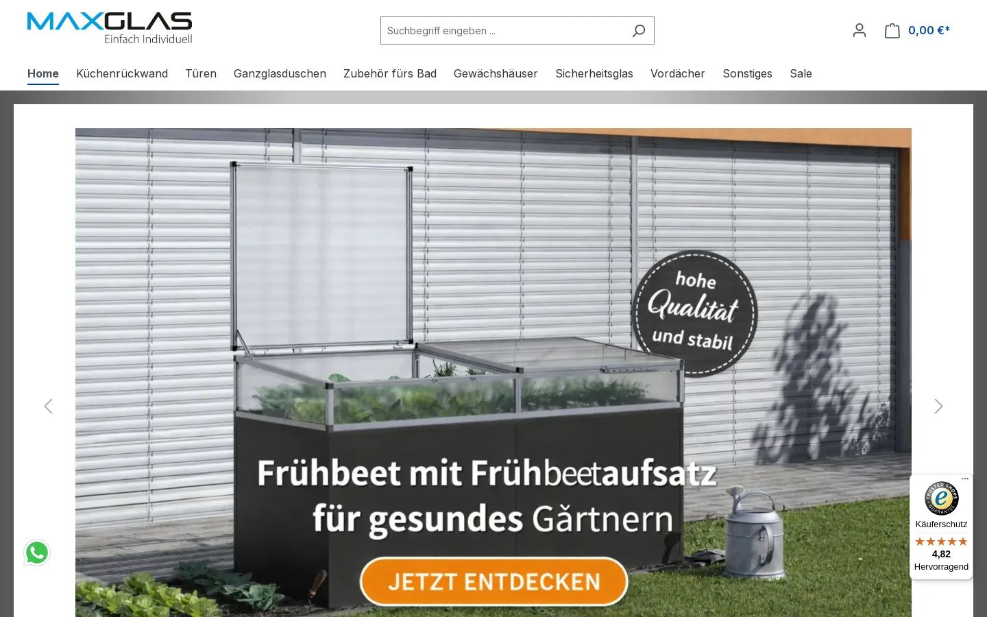 Startseite von Max Glas