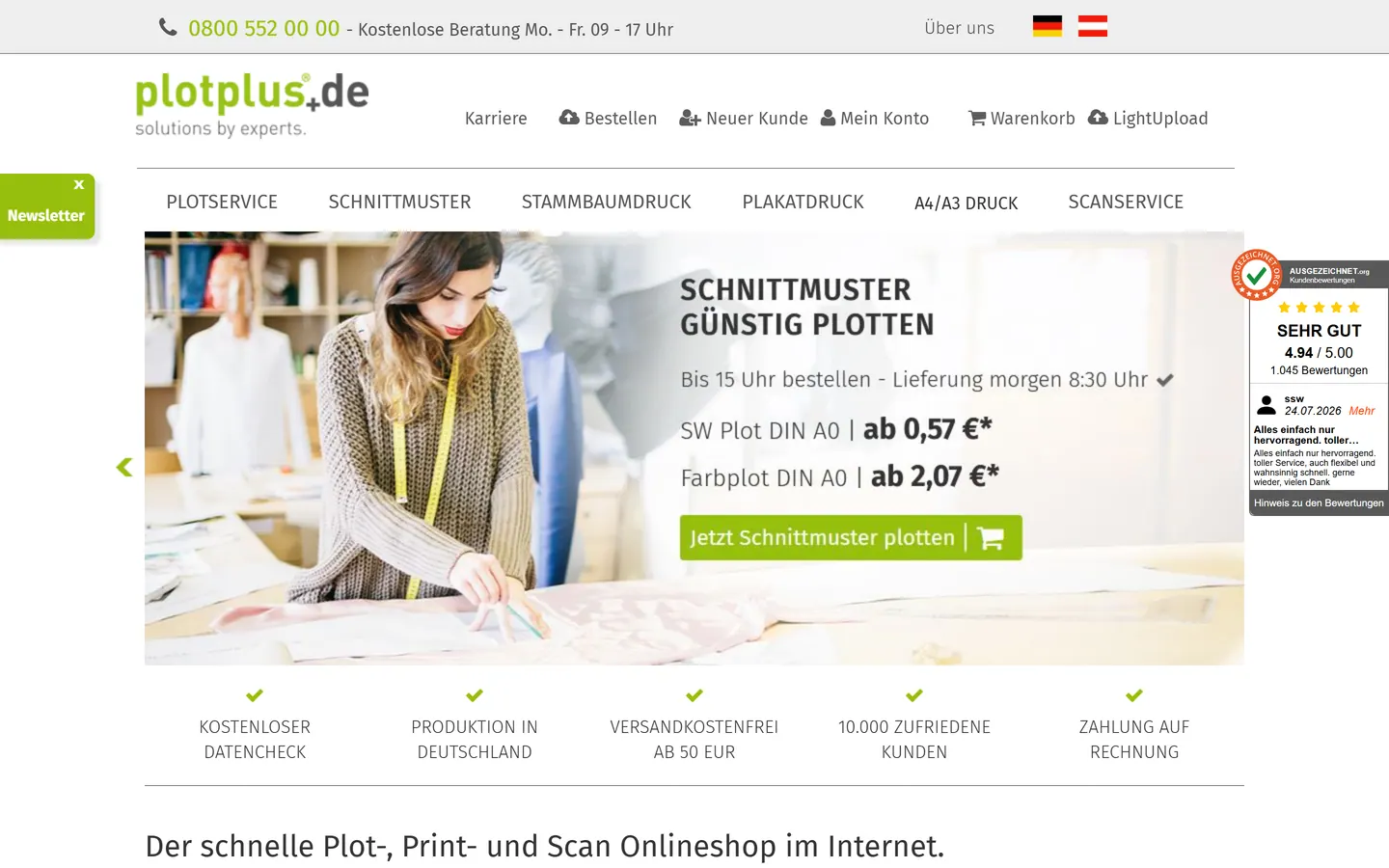 Screenshot der Website von Küper Digital GmbH & Co. KG